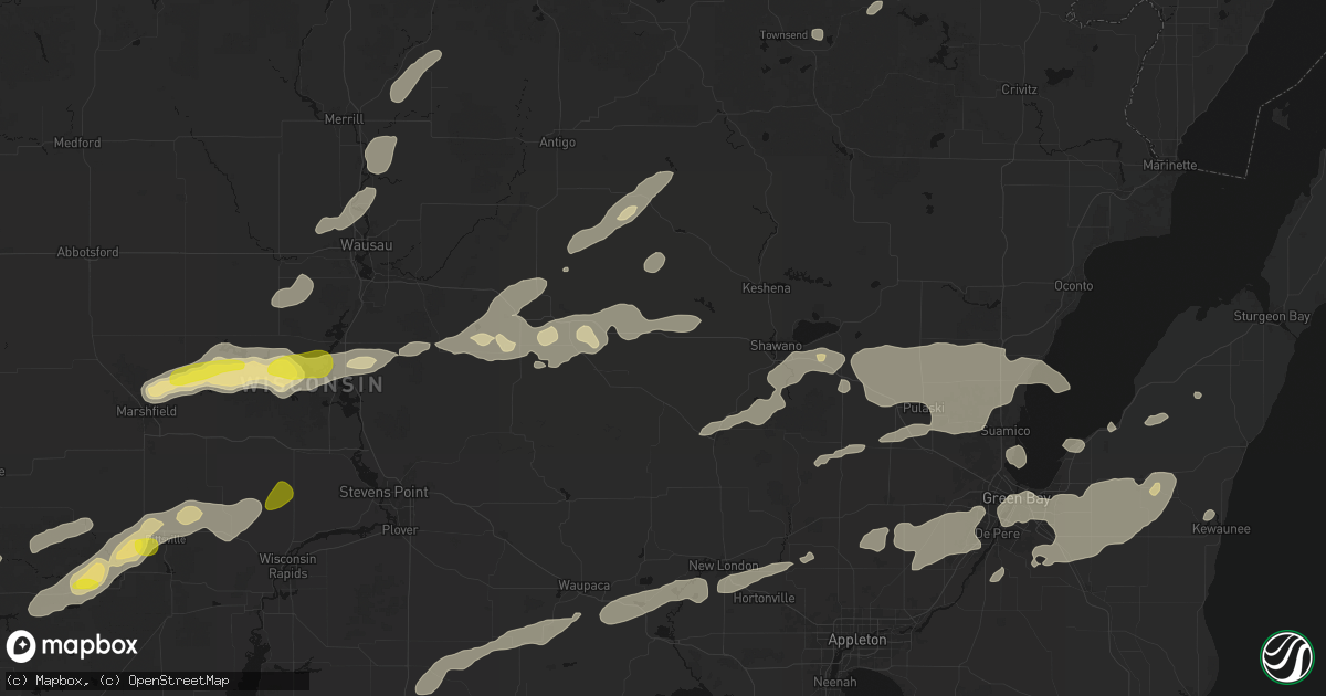Hail map in Leopolis, WI on June 30, 2026