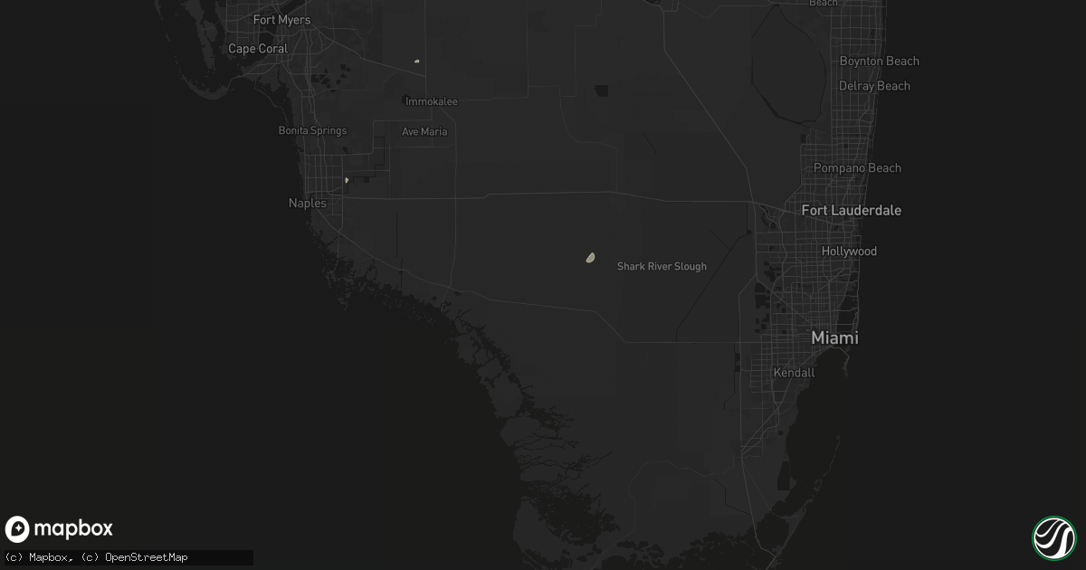 Hail map in Ochopee, FL on June 30, 2026