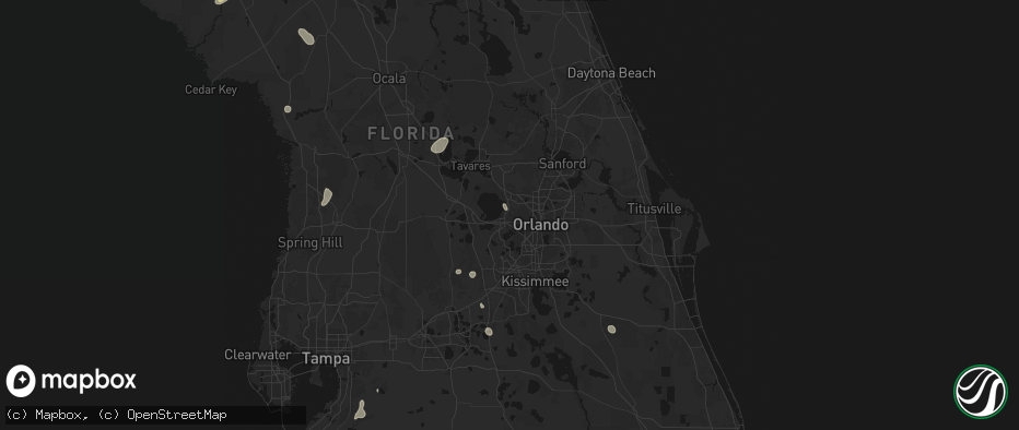 Hail map in Ocoee, FL on June 30, 2026