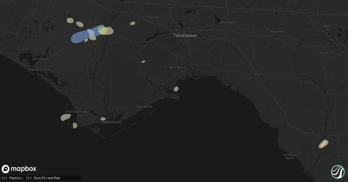 Hail map in Panacea, FL on June 30, 2026
