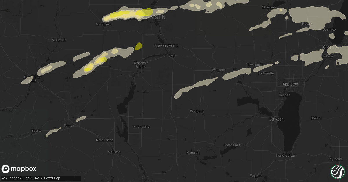 Hail map in Plainfield, WI on June 30, 2026