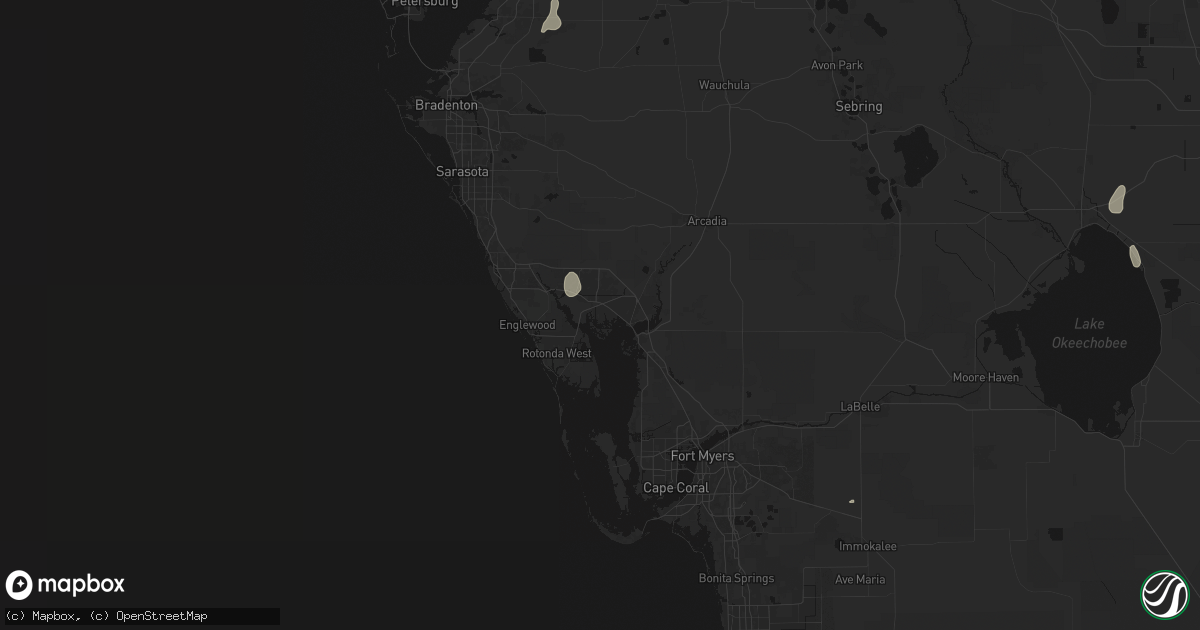 Hail map in Port Charlotte, FL on June 30, 2026