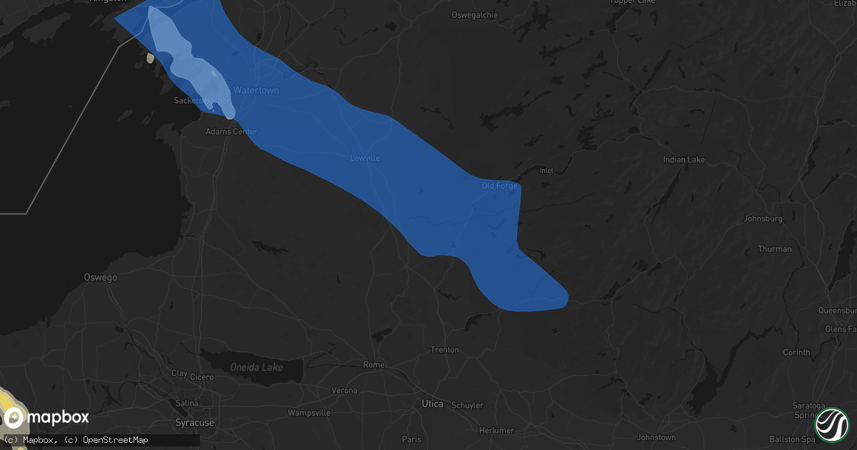 Hail map in Port Leyden, NY on June 30, 2026