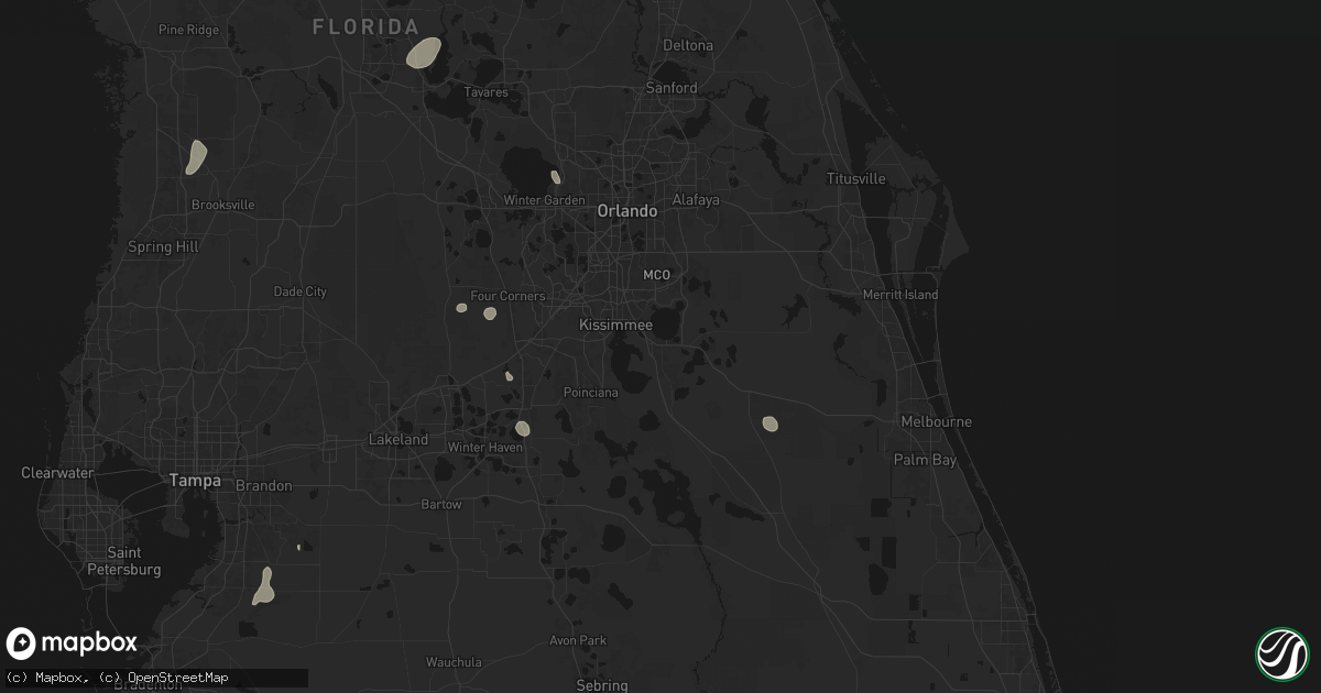 Hail map in Saint Cloud, FL on June 30, 2026