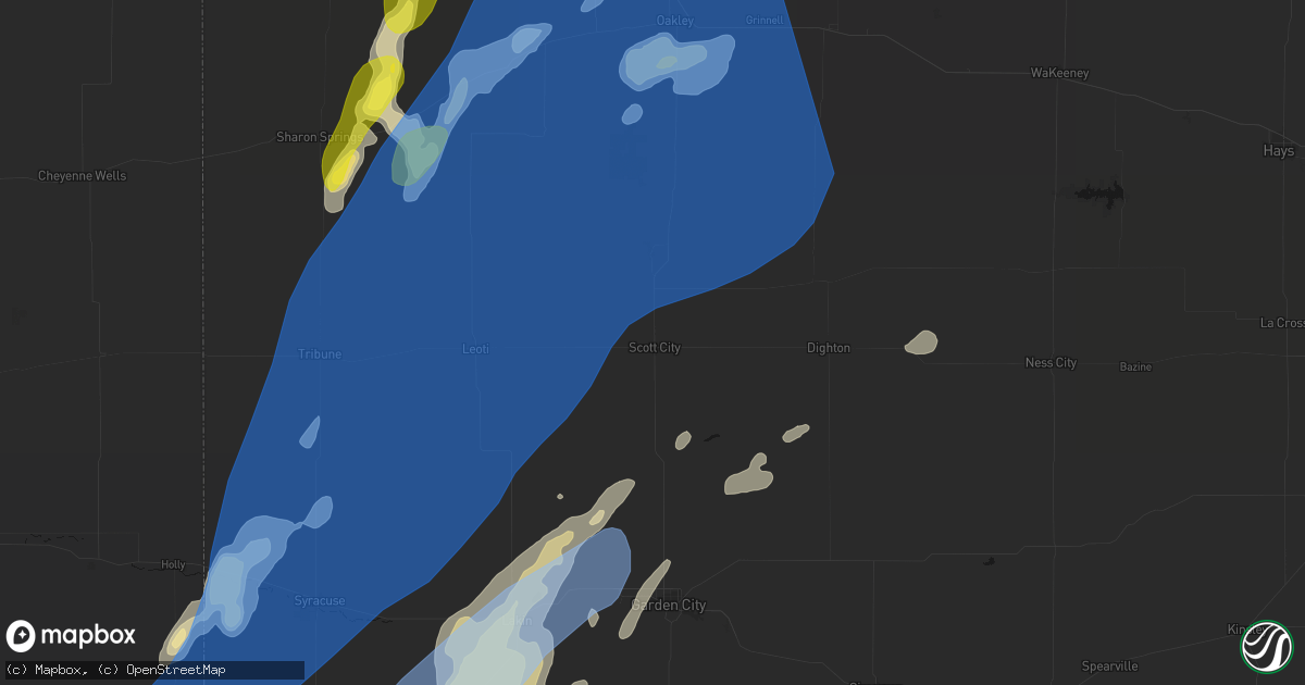 Hail map in Scott City, KS on June 30, 2026