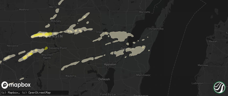 Hail map in Seymour, WI on June 30, 2026
