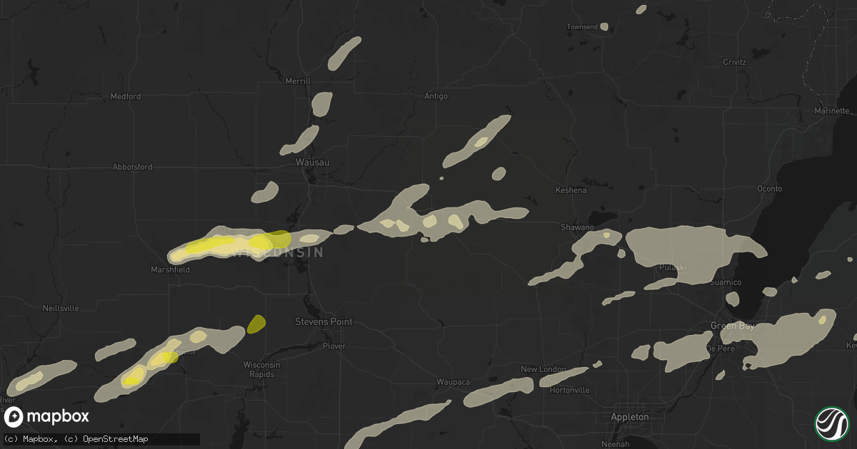 Hail map in Wittenberg, WI on June 30, 2026