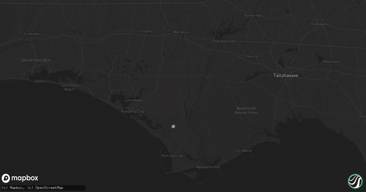 Hail map in Wewahitchka, FL on July 1, 2024