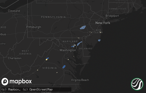 Hail map preview on 07-01-2025