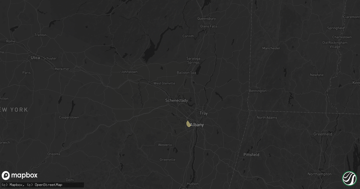 Hail map in Alplaus, NY on July 1, 2026