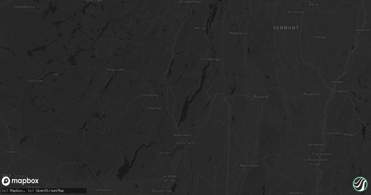 Hail map in Bolton Landing, NY on July 1, 2026