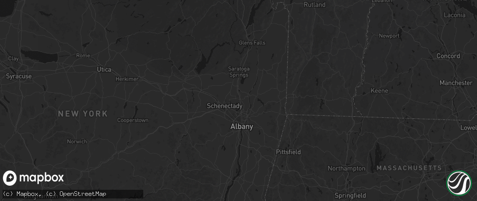 Hail map in Clifton Park, NY on July 1, 2026