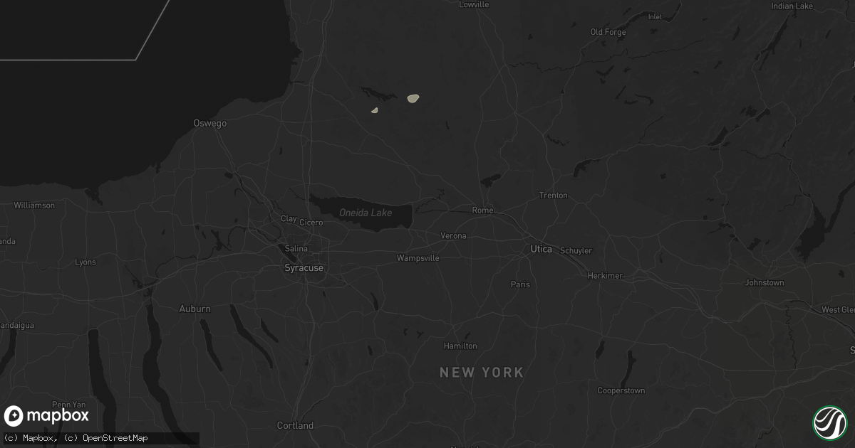 Hail map in Durhamville, NY on July 1, 2026