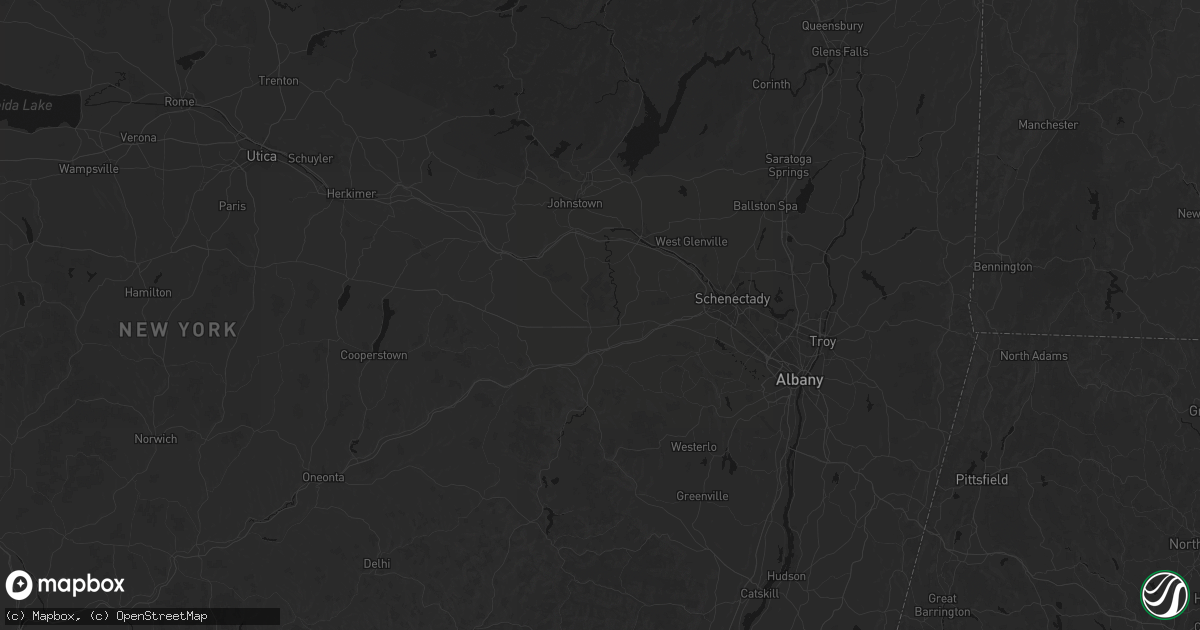 Hail map in Esperance, NY on July 1, 2026
