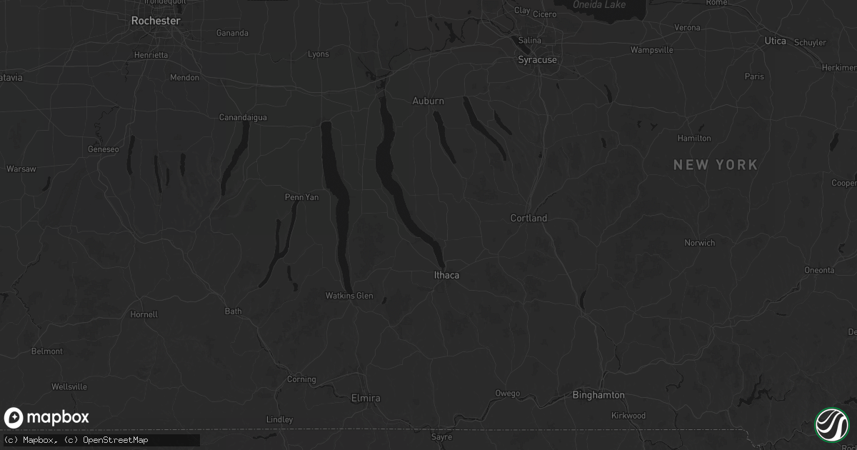 Hail map in Lansing, NY on July 1, 2026