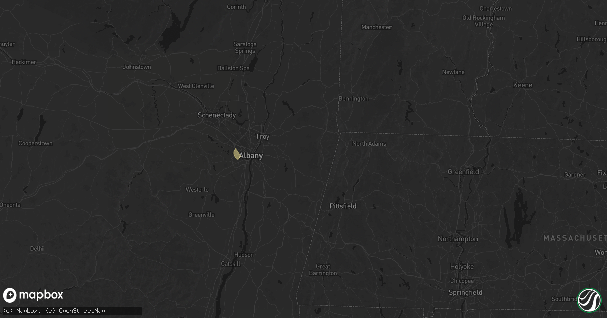 Hail map in Sand Lake, NY on July 1, 2026