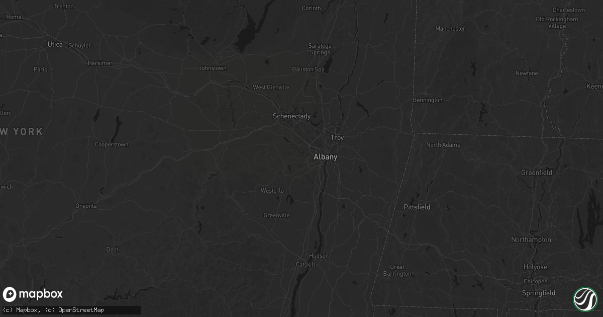 Hail map in Slingerlands, NY on July 1, 2026