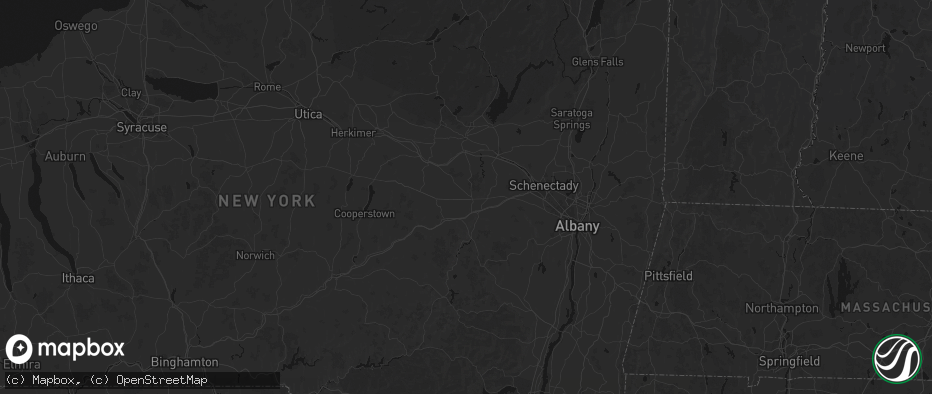 Hail map in Sloansville, NY on July 1, 2026