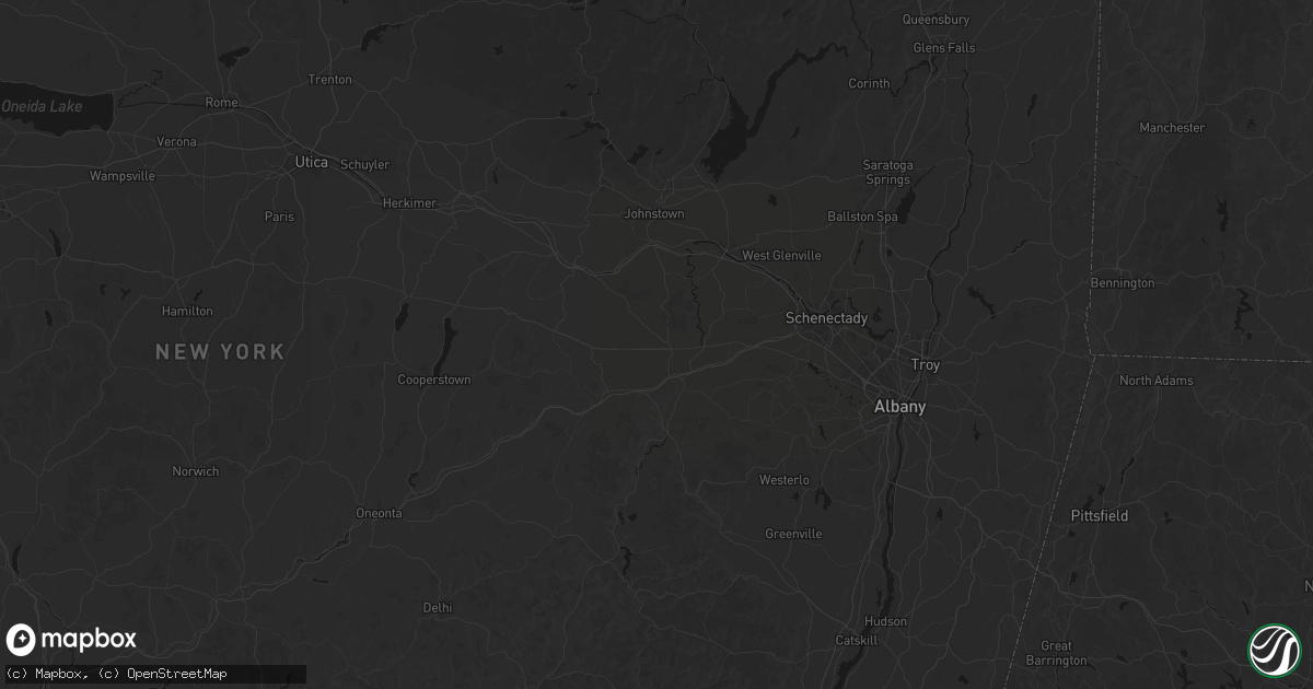 Hail map in Sloansville, NY on July 1, 2026
