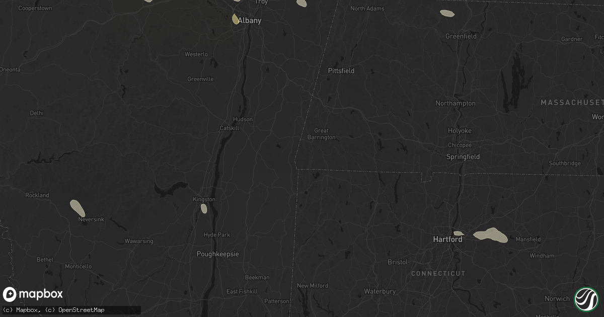 Hail map in South Egremont, MA on July 1, 2026