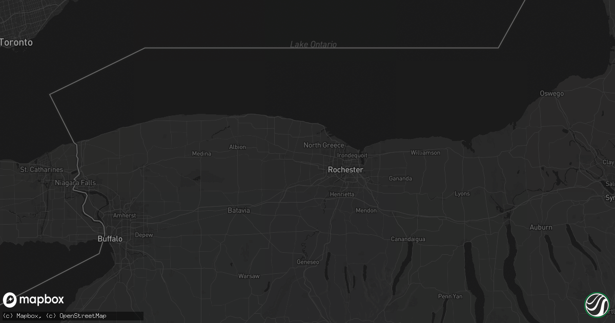 Hail map in Spencerport, NY on July 1, 2026