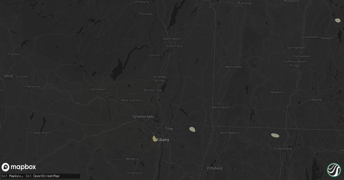 Hail map in Stillwater, NY on July 1, 2026