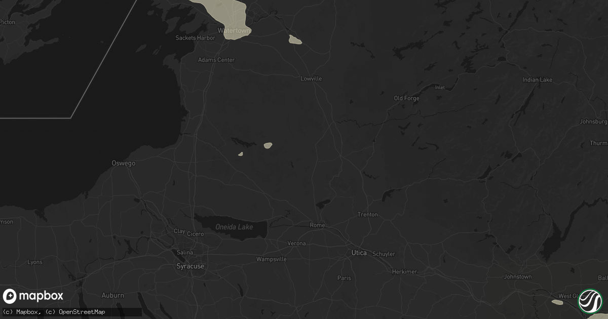 Hail map in West Leyden, NY on July 1, 2026