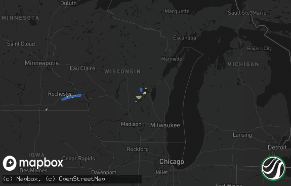 Hail map preview on 07-01-2026
