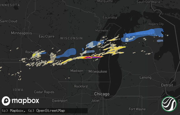 Hail map preview on 07-01-2026