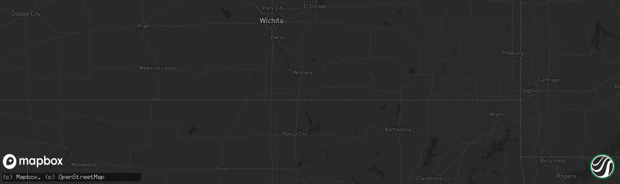 Hail map in Alto, NM on July 2, 2013