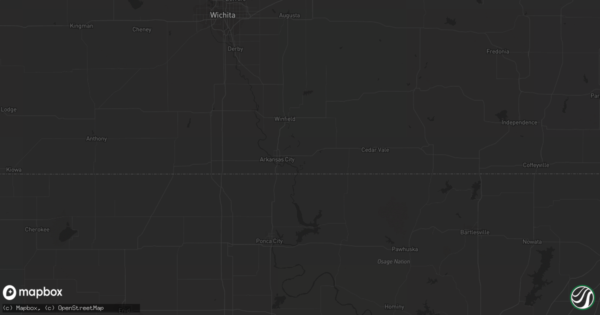 Hail map in Dunbar, WV on July 2, 2013