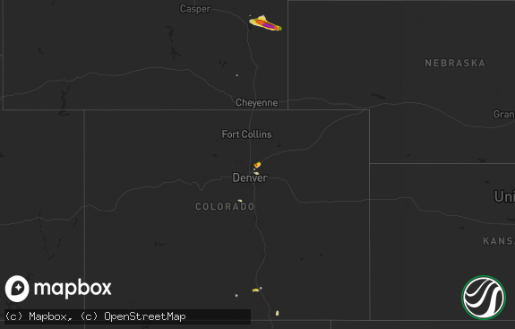 Hail map preview on 07-02-2021