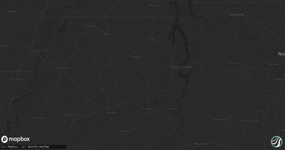 Hail map in Corning, AR on July 2, 2023