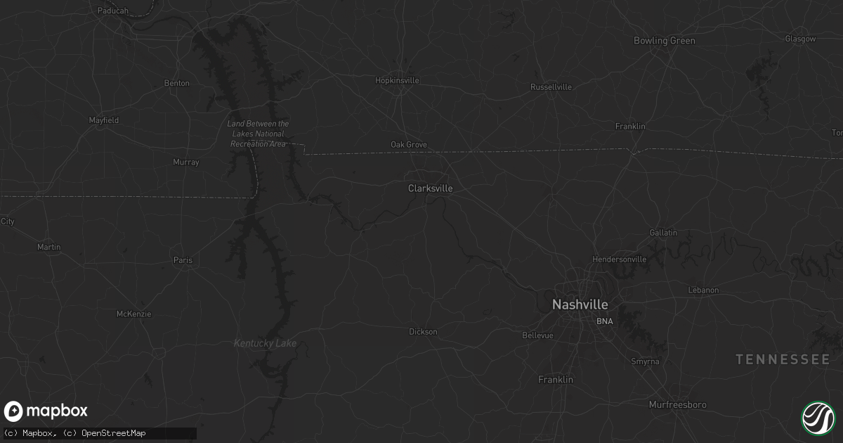 Hail map in Hardinsburg, KY on July 2, 2023
