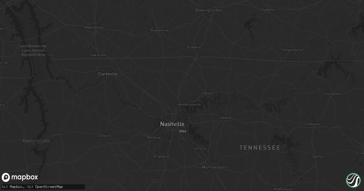 Hail map in Huntsville, AL on July 2, 2023