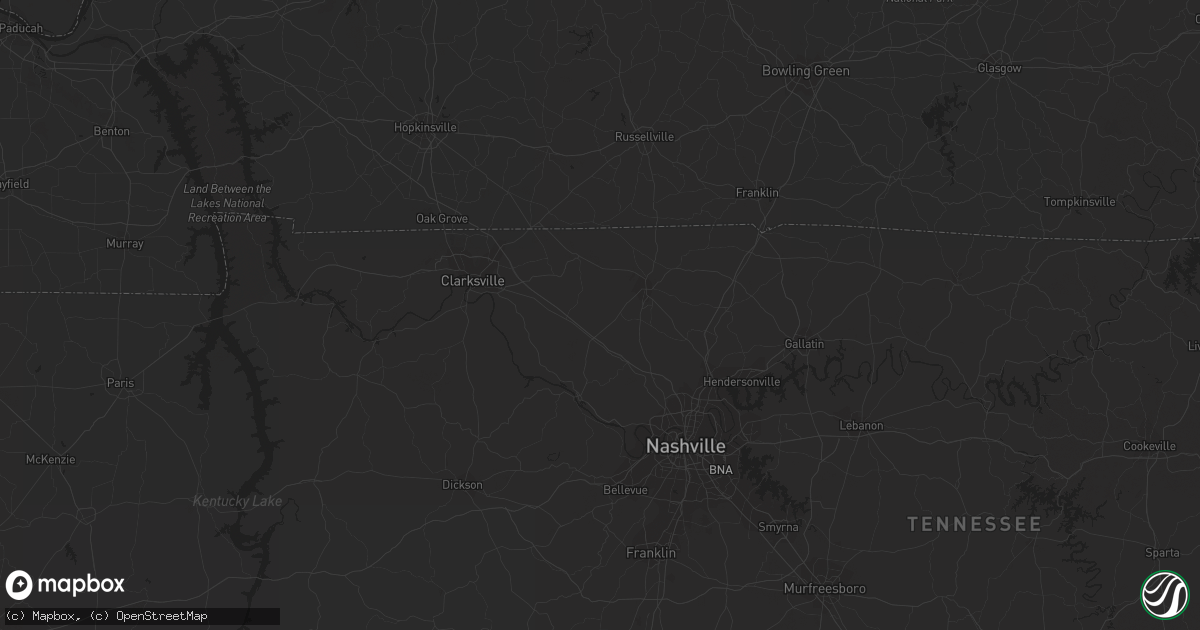 Hail map in Stevenson, AL on July 2, 2023