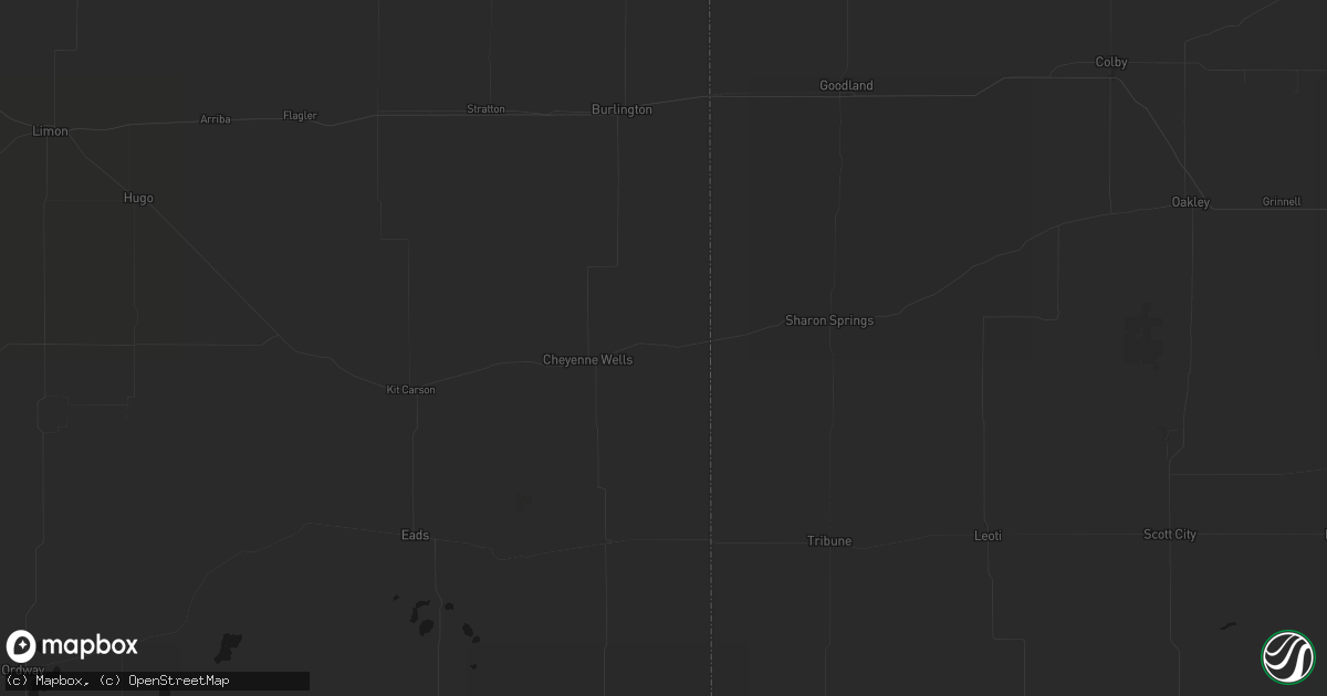 Hail map in Arapahoe, CO on July 2, 2026