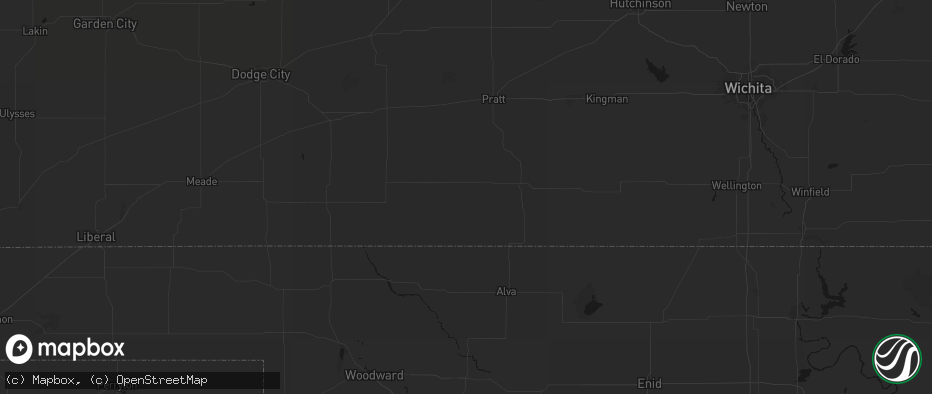 Hail map in Lake City, KS on July 2, 2026