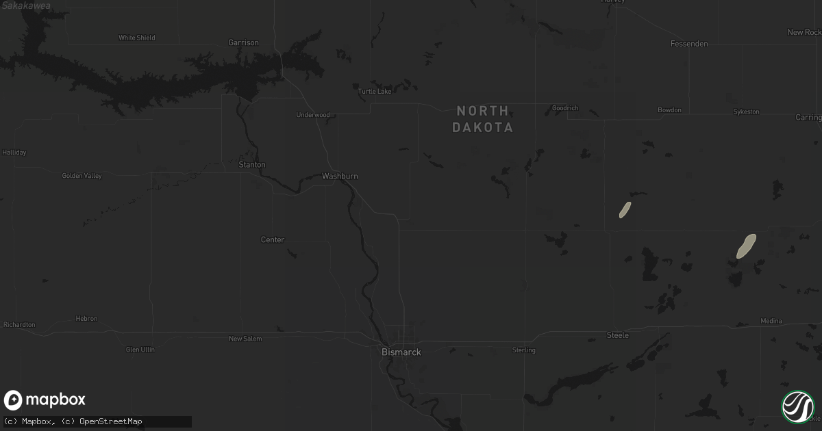 Hail map in Wilton, ND on July 2, 2026
