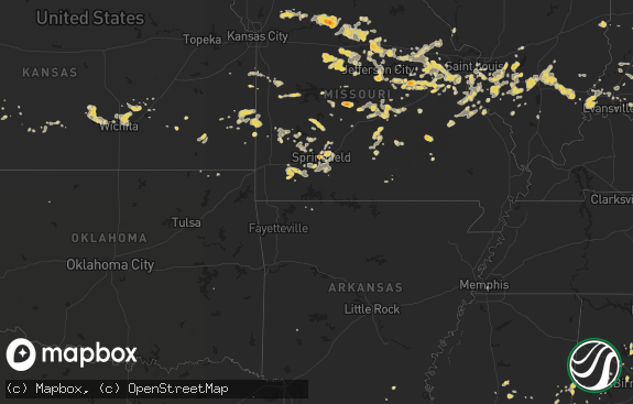 Hail map preview on 07-03-2011