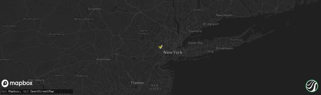 Hail map in West Orange, NJ on July 3, 2020