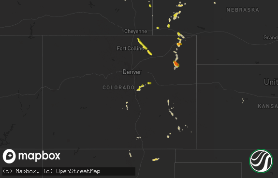 Hail map preview on 07-03-2021