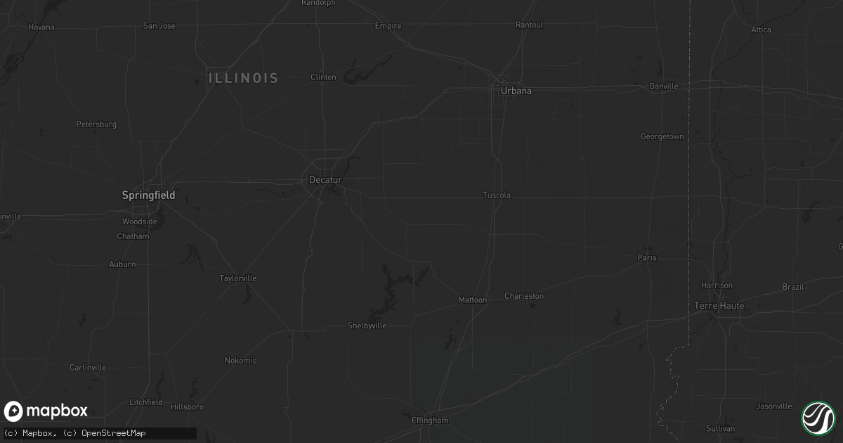 Hail map in Black Hawk, SD on July 3, 2023