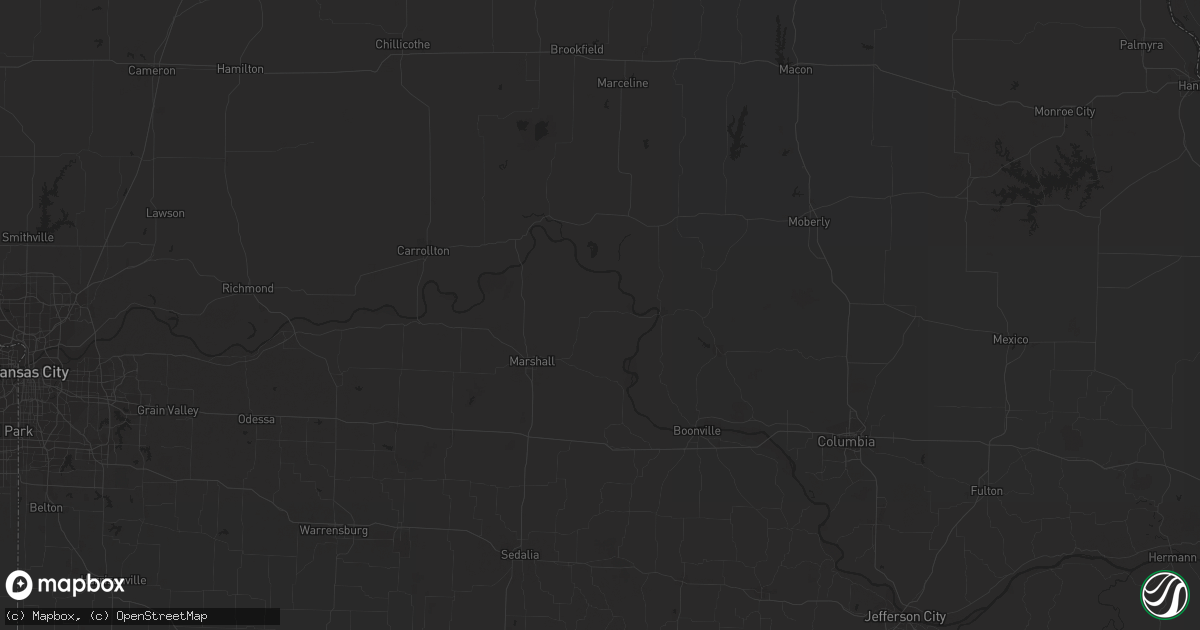 Hail map in Chesapeake, VA on July 3, 2023