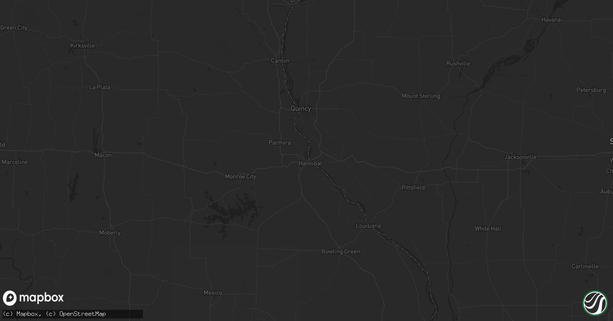 Hail map in Easton, MD on July 3, 2023