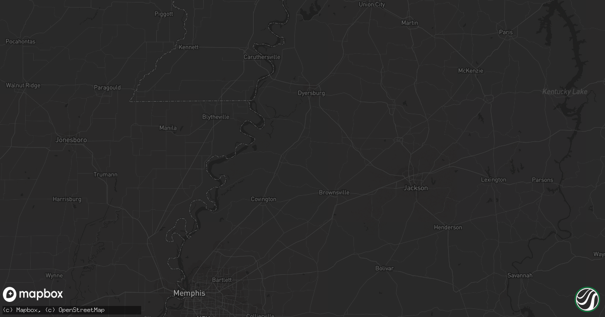 Hail map in Perry, OK on July 3, 2023