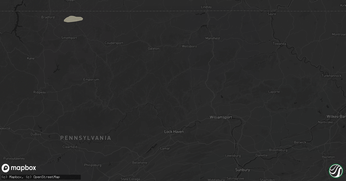Hail map in Cammal, PA on July 3, 2026