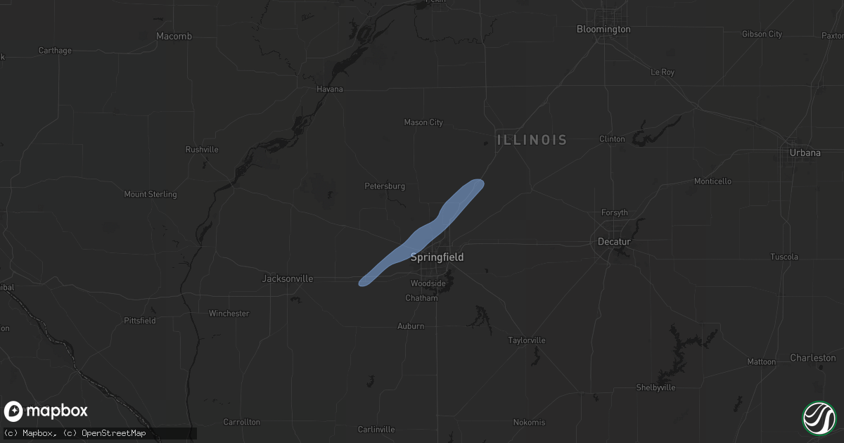 Hail map in Cantrall, IL on July 3, 2026