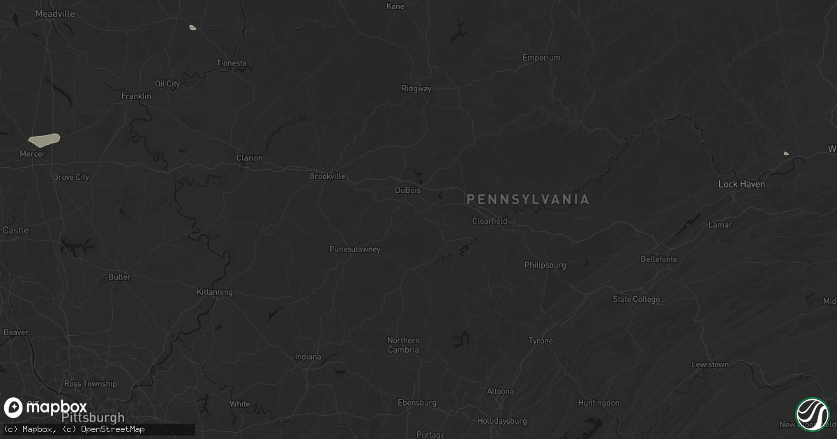 Hail map in Luthersburg, PA on July 3, 2026