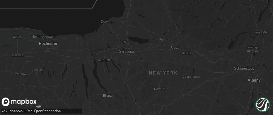 Hail map in Manlius, NY on July 3, 2026